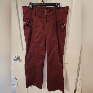 Women's Burgundy Pants